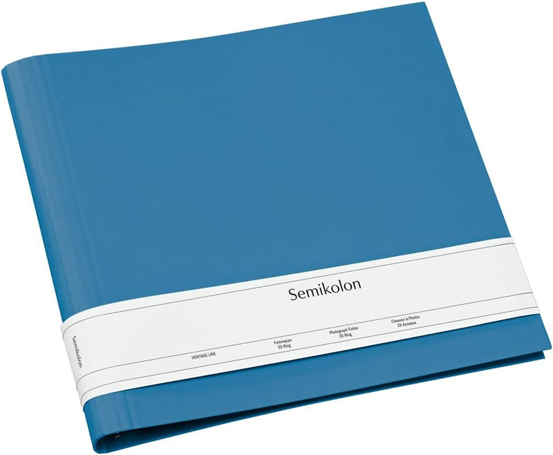 Semikolon 364042 Fotomappe 23 Ring - 35 x 32 cm - Efalinbezug - für Album, Fotobuch mit Ringheftung