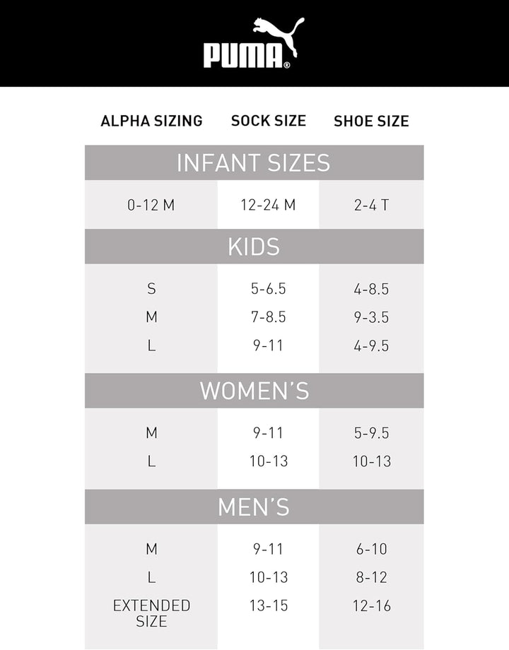 PUMA womens 8 Pack Low Cut Socks 9-11 Schwarz, 9-11 Schwarz