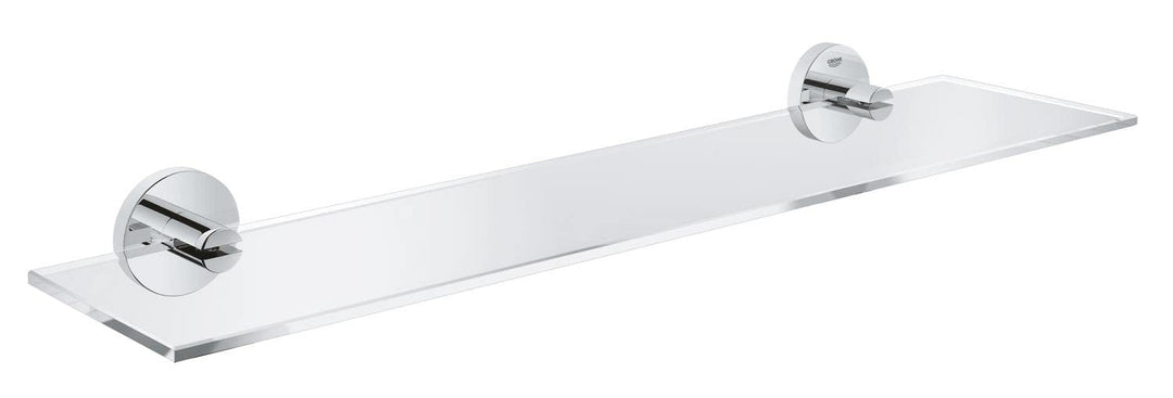 GROHE Start - Glasablage (Stichmass 380mm, Material: Glas/ Metall, verdeckte Befestigung, langlebig)