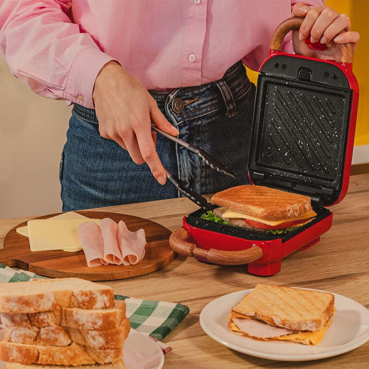 Cecotec Sandwichmaker Vintage Rock&