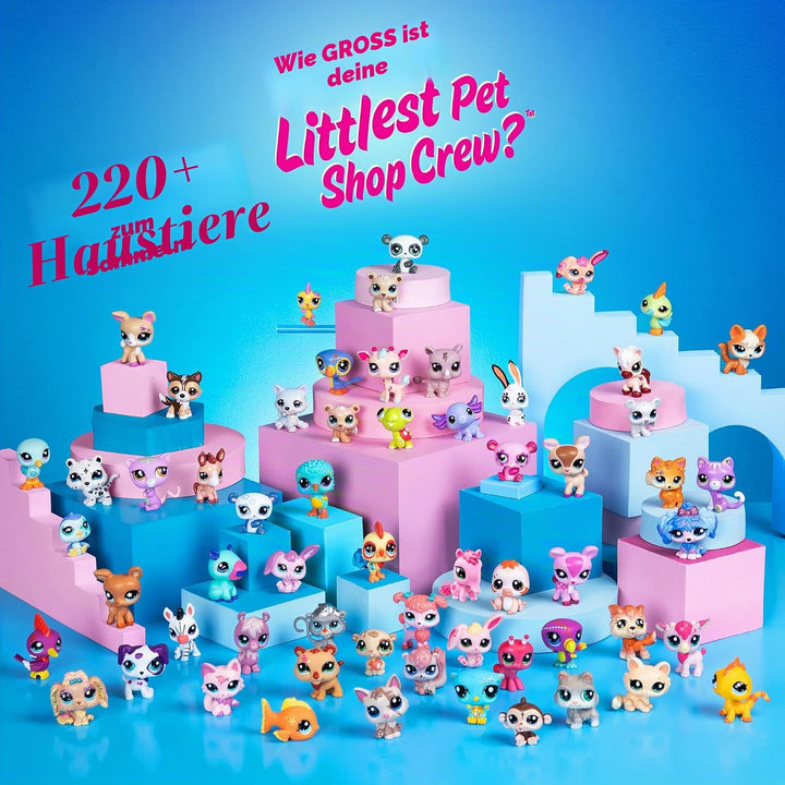 Littlest Pet Shop Disco Nights Play Pack - Features 3 bobblin' Pets - Offical LPS playset for Childr
