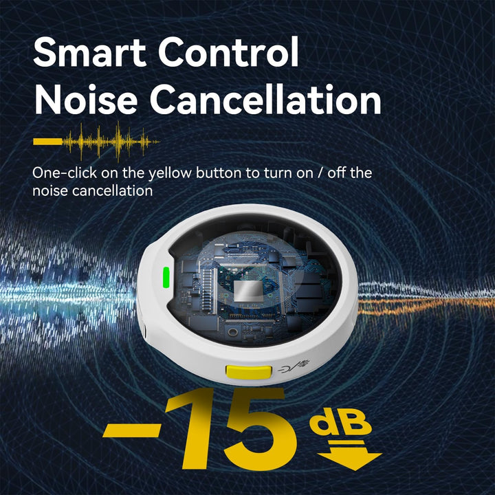 Hollyland Lark M2 Wireless Lavalier Mikrofon für iPhone Lightning MFi-Zertifiziert, 48kHz/24 bit Hi-