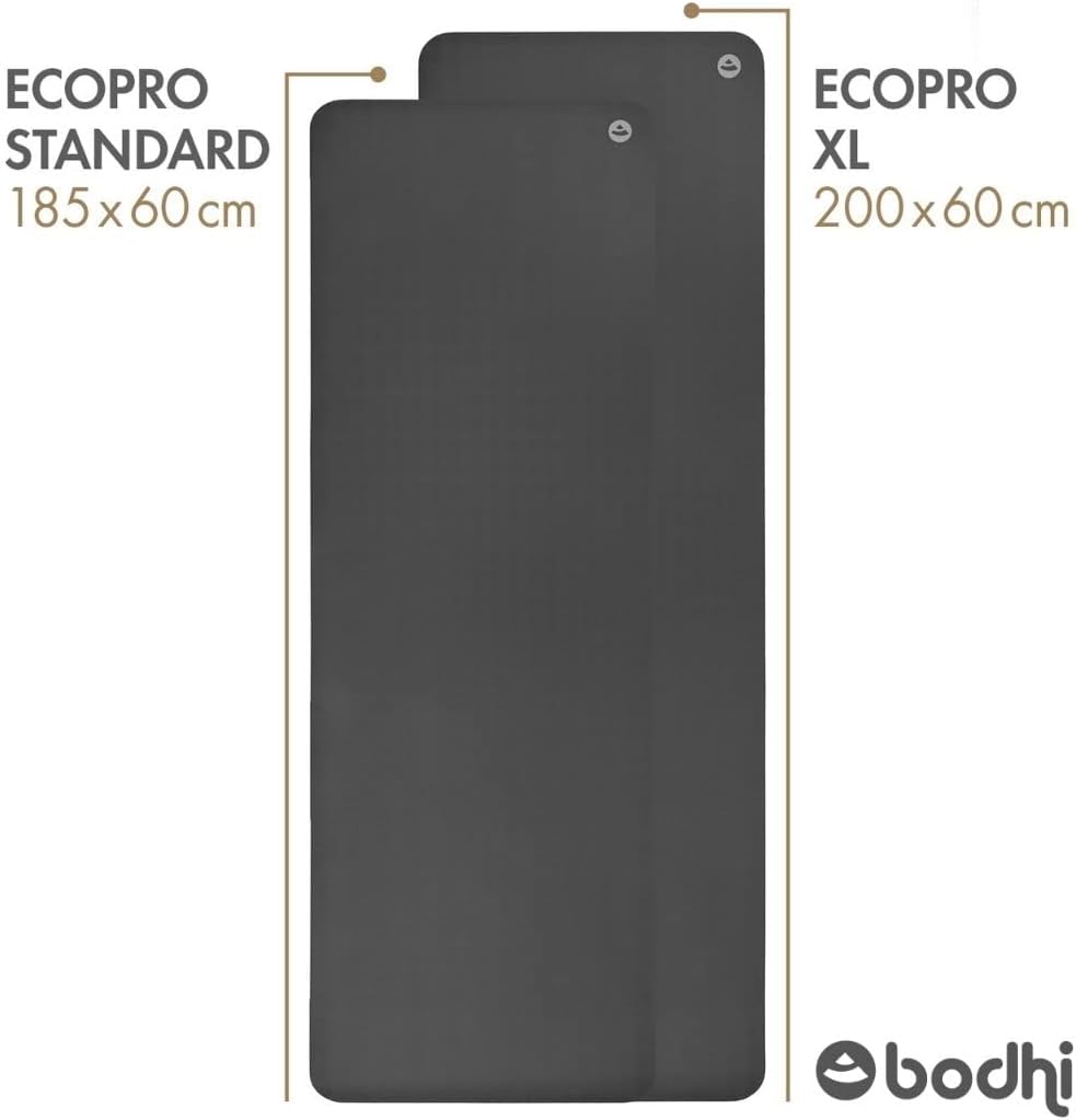 Bodhi Yogamatte ECO PRO | Extrem Rutschfester Naturkautschuk | Natürlich &amp; Umweltfreundlich | Profi-