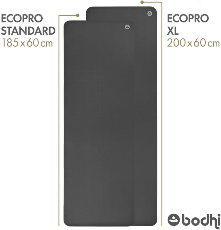 Bodhi Yogamatte ECO PRO | Extrem Rutschfester Naturkautschuk | Natürlich &amp; Umweltfreundlich | Profi-