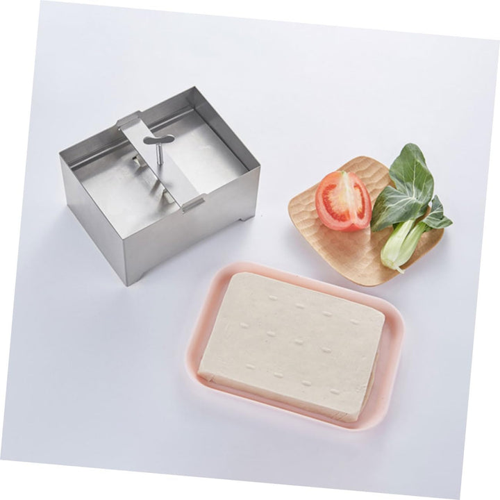 Angoily Edelstahl Tofu Pressform Gross Wiederverwendbare Tofu Presse mit Glatter Oberfläche Praktisc
