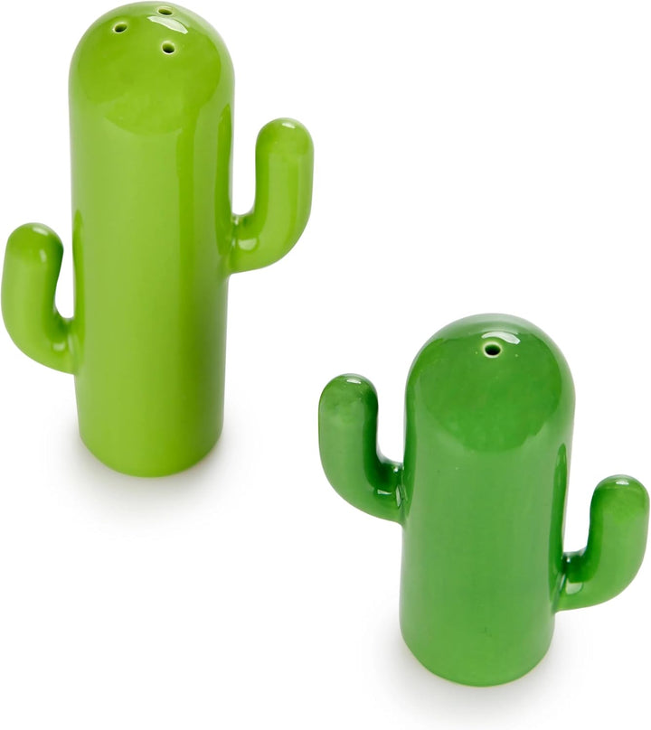 balvi Salz- und Pfefferstreuer-Set Cactus Farbe Grün In Form eines Kaktus Porzellan