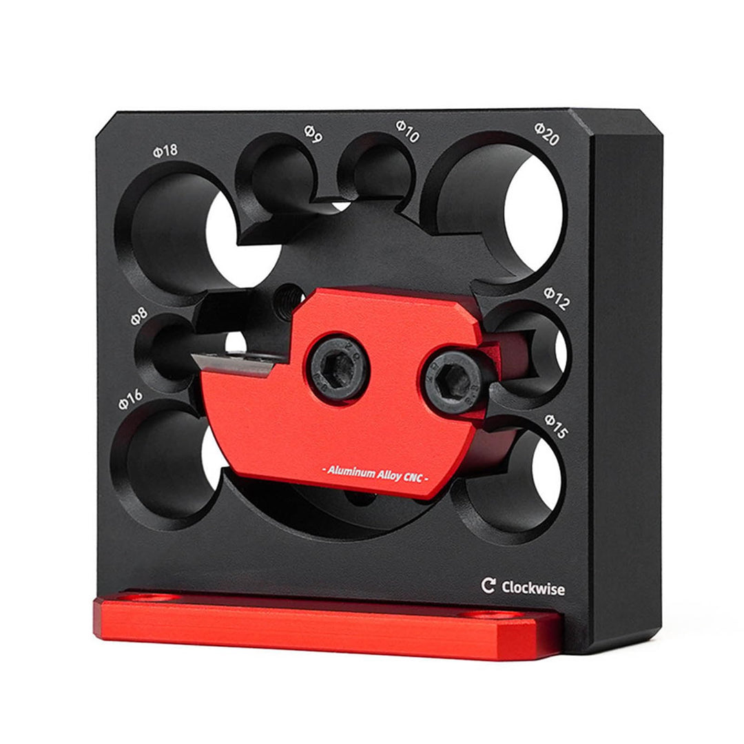 Dübelmacher-Vorrichtung, Verstellbare Dübelmacherplatte, 8 Löcher, Elektrische Bohrmaschine, Fräsdüb