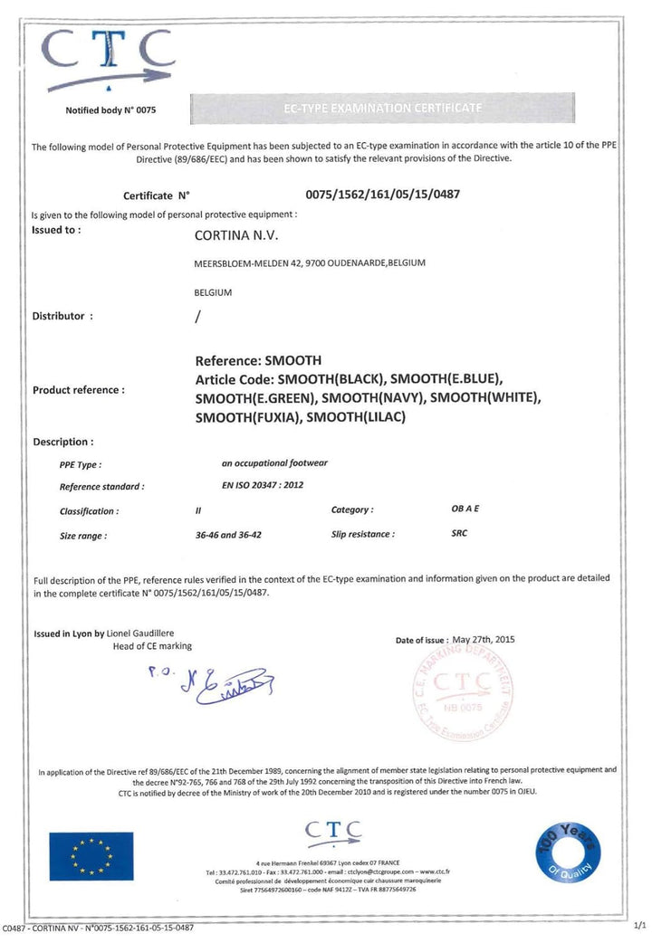 Oxypas Safety Jogger Clogs für Damen - Smooth - Leichter Arbeitsschuh für Herren, ideal für Krankenh