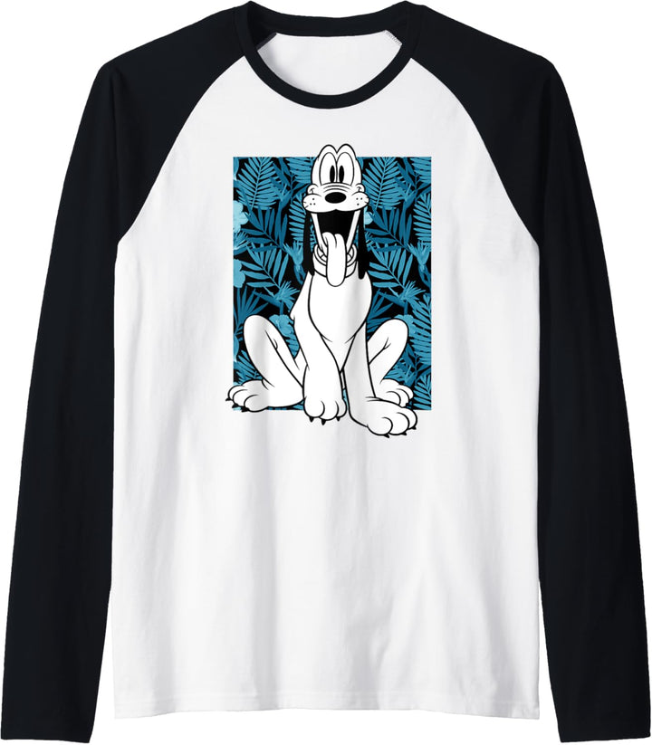 Disney Micky und seine Freunde Pluto Tropical Raglan