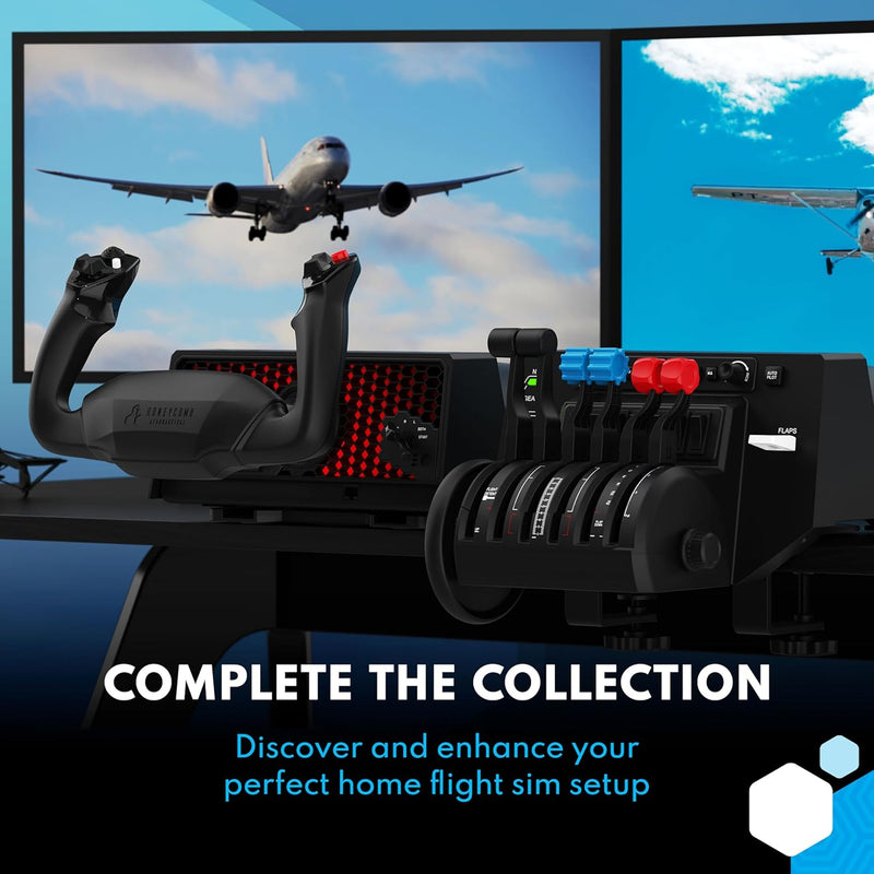 Honeycomb Aeronautical Bravo Throttle Quadrant with Auto Pilot & Annunciator Panel in aviation quali