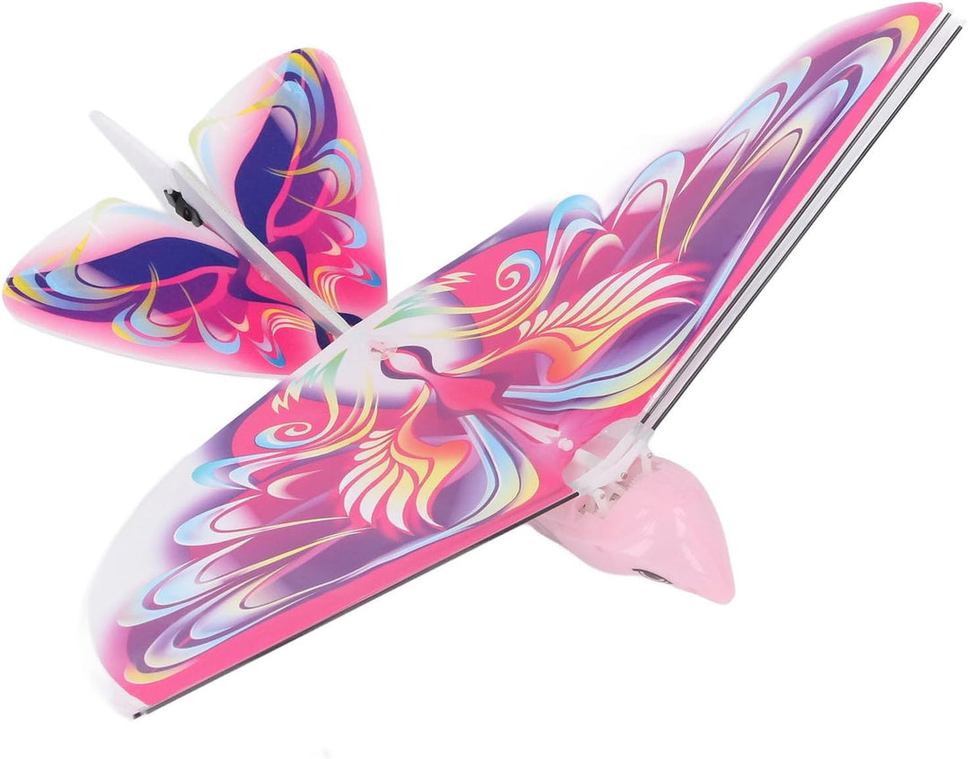 Srliya Elektronischer Fliegender Vogel, Fliegendes RC-Vogelspielzeug, 2,4 GHz, USB-Aufladung, LED, B