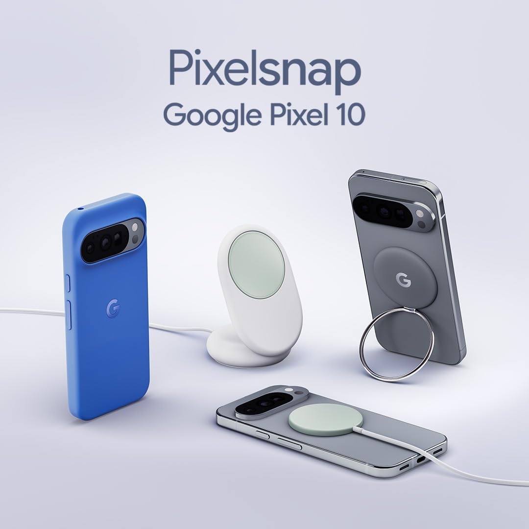 Google Pixelsnap-Ladegerät – Kabelloses 25-W-Qi2-Ladegerät (Made by Google)