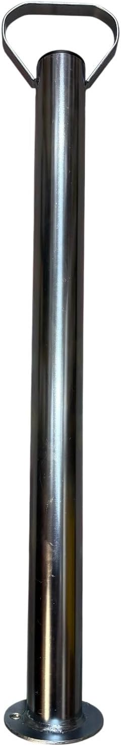 mb-m Abstellstützen-Set für PKW-Anhänger, 2 x 600 mm Stützen, 2 Halter, Montagematerial