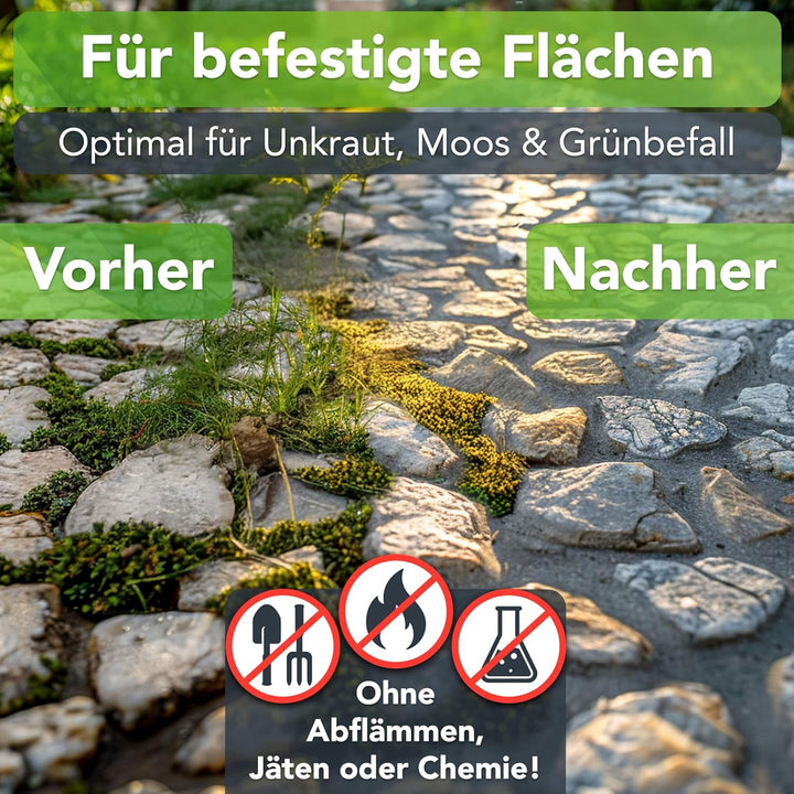 LAAKFELD Unkrautbürste für Freischneider & Motorsense Zubehör inkl. 32 PA 66 Nylonfäden - Schonende
