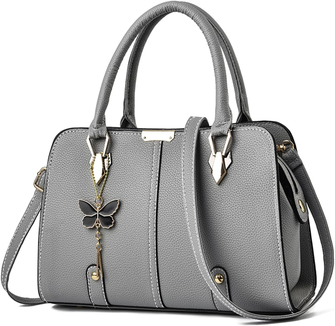 FANDARE Damen Handtasche Tote Beutel PU-Leder Umhängetaschen Schultertasche Wasserdicht Henkeltasche