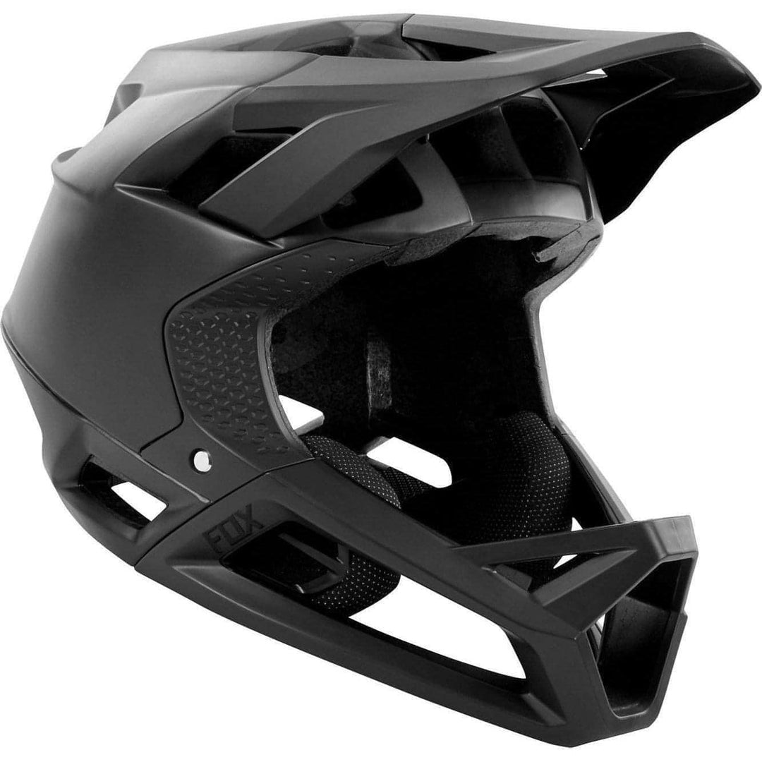Fox Helm Proframe - Fullface-Helm - Vollvisirhelm - Downhillhelm - Endurohelm Schwarz XL, Schwarz XL