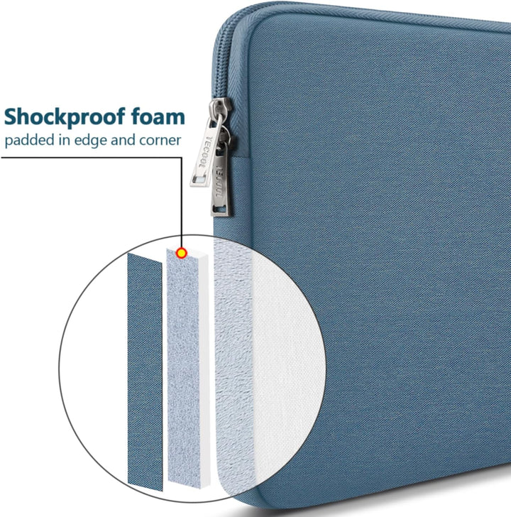TECOOL Laptoptasche 15,6 Zoll Laptop Hülle, wasserdichte Notebooktasche Schutzhülle Notebook Sleeve