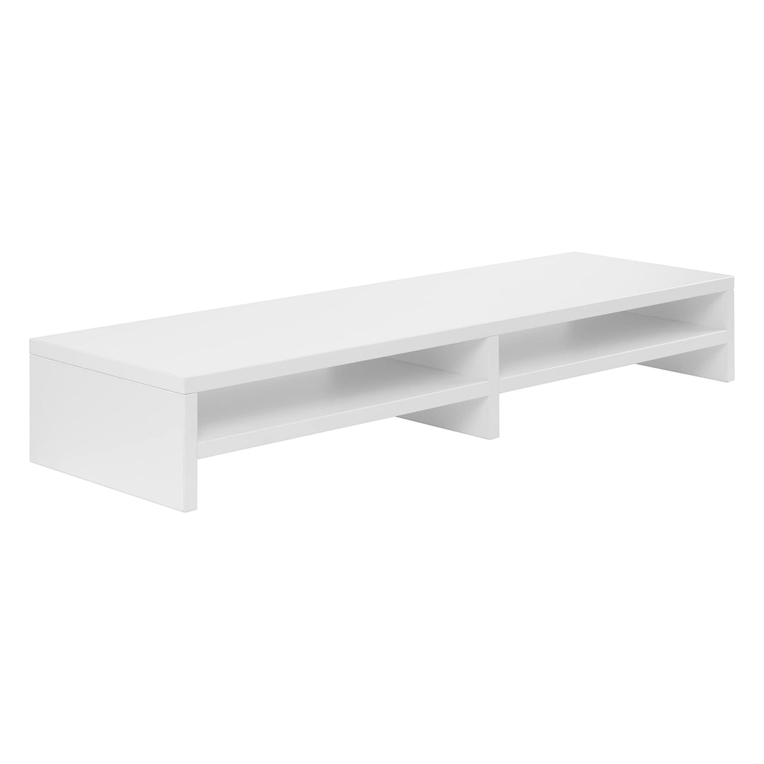 boho office® ergonomischer Monitoraufsatz, Bildschirmerhöhung, Monitorständer, Tischaufsatz mit viel