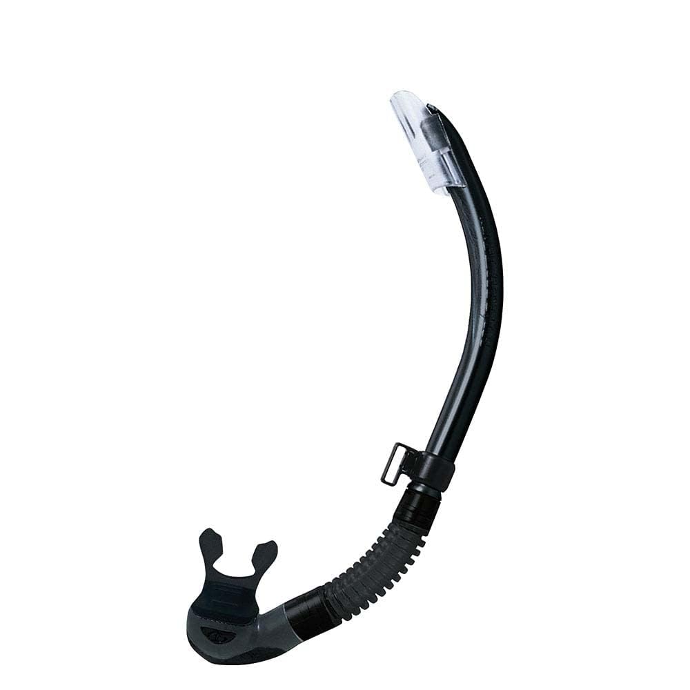 Tusa Platina 2 Hyperdry - Semi dry Trockenschnorchel Erwachsene profi silikon Schwarz Schwarz, Schwa