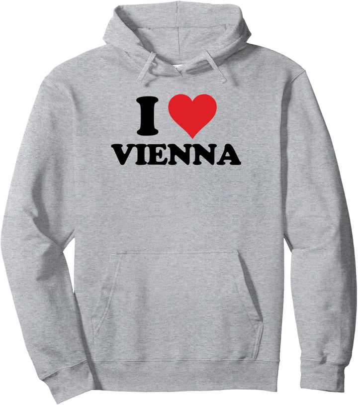 I Heart Vienna First Name I Love Personalized Stuff Pullover Hoodie