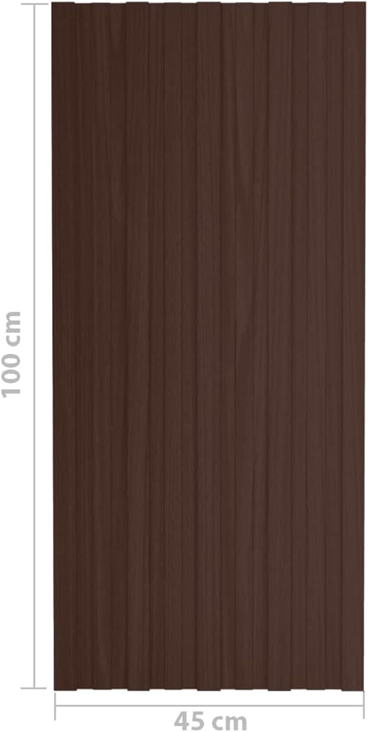 Homgoday Dachpaneele Dachblech Trapezbleche Stahlblech Metallblech Dach Platten Dachblech für Geräte