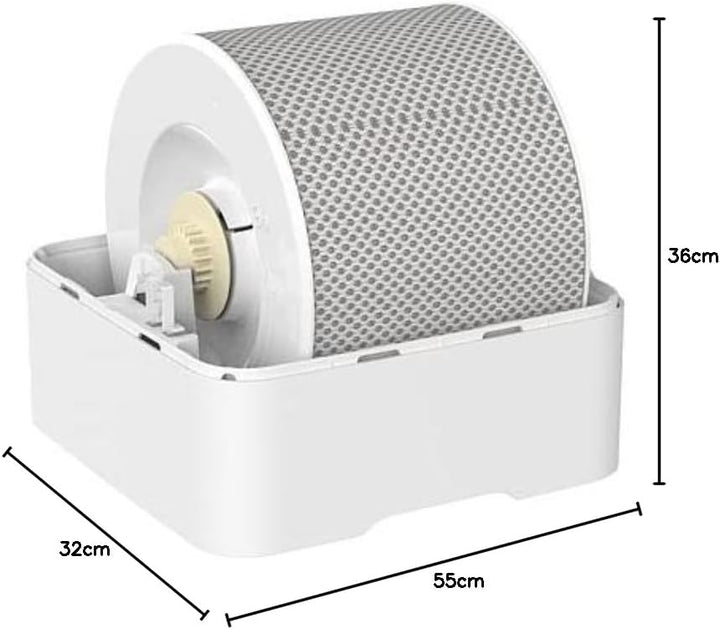 BONECO 3in1 Hybrid Luftbefeuchter & Luftreiniger H300 I 4,5L Wassertank I für Räume bis 50 m² I 6 Le