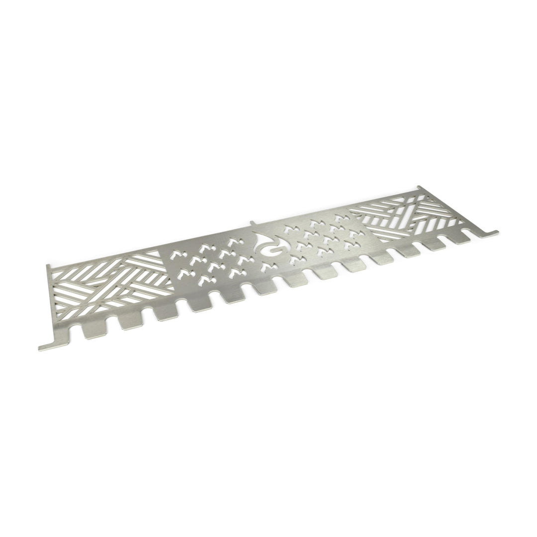 Grillrost.com Das Original Edelstahl Multistation | Warmhalterost für Napoleon LE3 | mit Drumstick H