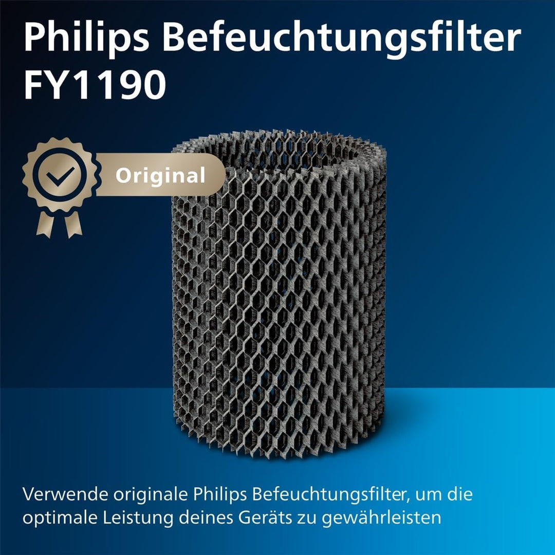 Philips Luftbefeuchtung 2000er Serie - NanoCloud-Technologie, Befeuchtet Räume bis zu 31m2, 2L Wasse