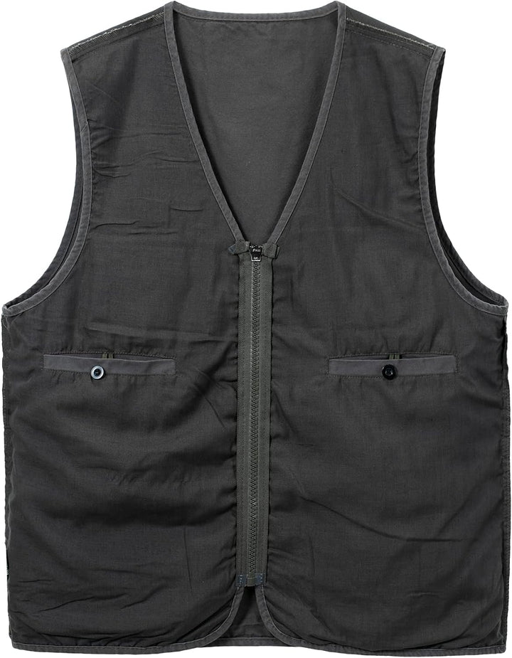 Oralidera Herren Anglerweste Ärmellos Jacke Outdoor Weste Jagdweste Sommer Herrenwesten Sportlich Fo
