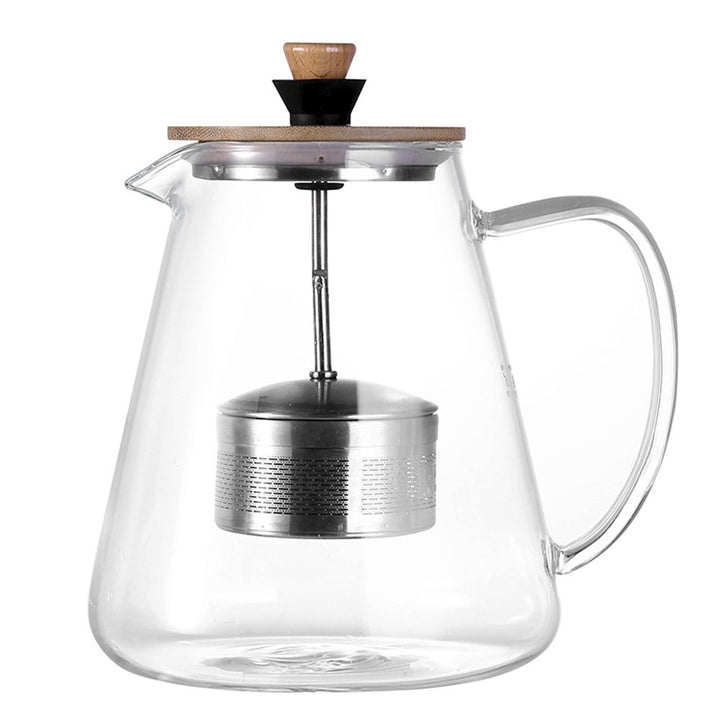 TAMUME 1,5 Liter Glas Teekanne mit Abnehmbaren Hochheben Teekannensieb, Ideal für das Tee-Brauen 150