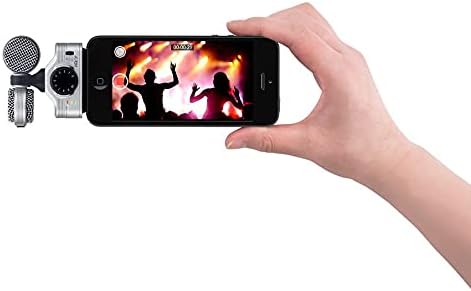 ZOOM iQ7 Mitte-Seite Stereo Mikrofon für iPhone & iPad – Hochwertige Musik- und Tonaufnahmen unterwe
