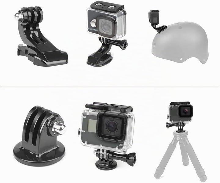 D&amp;F 10-1 Sport Kamera Zubehör Kit für Gopro Hero 7/6/5/4 / Hero (2018) SJCAM YI Crosstour AKASO Camp
