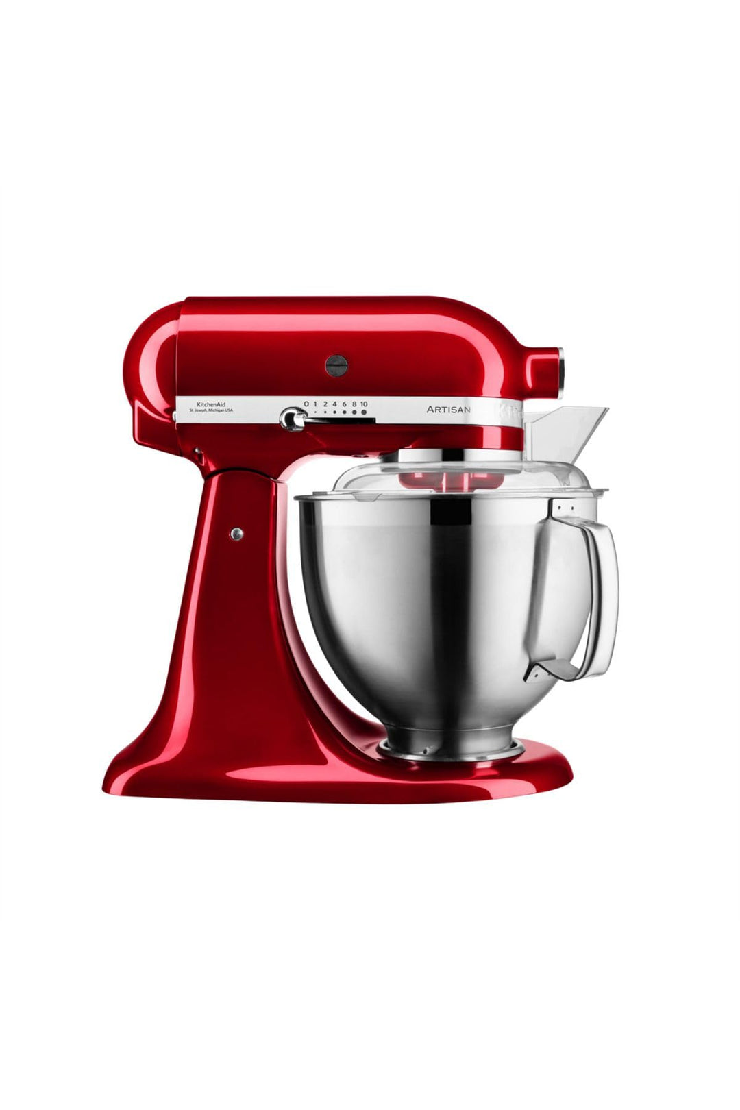 Kitchenaid 5KSM185PSECA 4,8l Küchenmaschine Artisan, Liebesapfelrot Red, Red