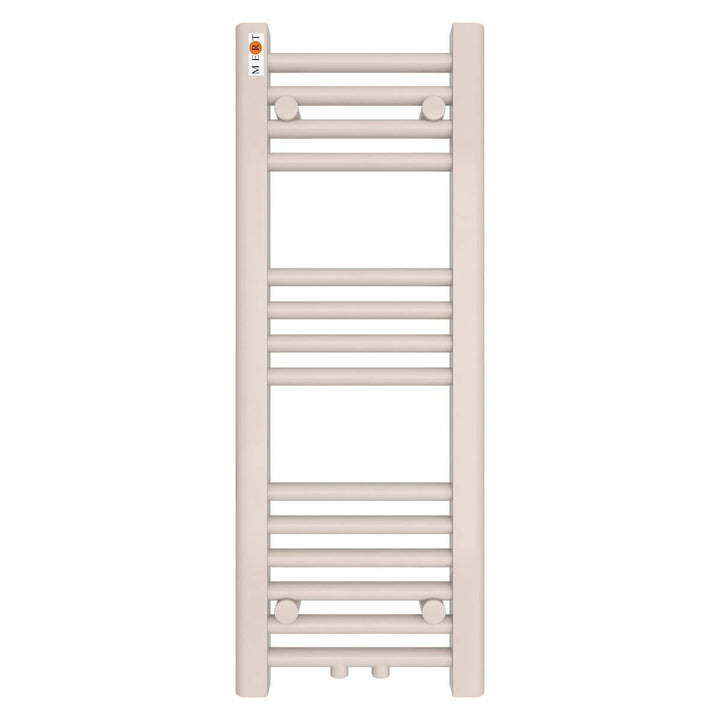 MERT Comfort Badheizkörper 400x1000mm Mittelanschluss Pulverbeschichtet Verkehrsweiss RAL9016 geboge
