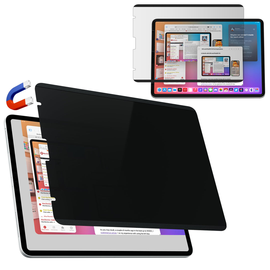 IPROKKO Magnetischer Blickschutzfolie für iPad 9. 8. 7. Generation(iPad 10,2 Zoll, 2021, 2020, 2019)