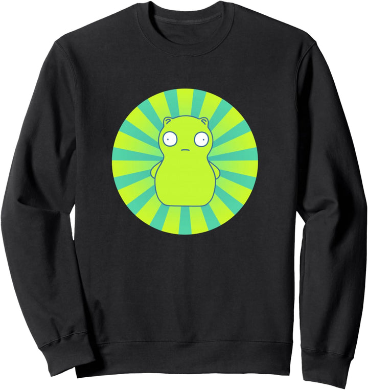 Bob’s Burgers Kuchi Kopi Lime Green Hypno Wheel Sweatshirt