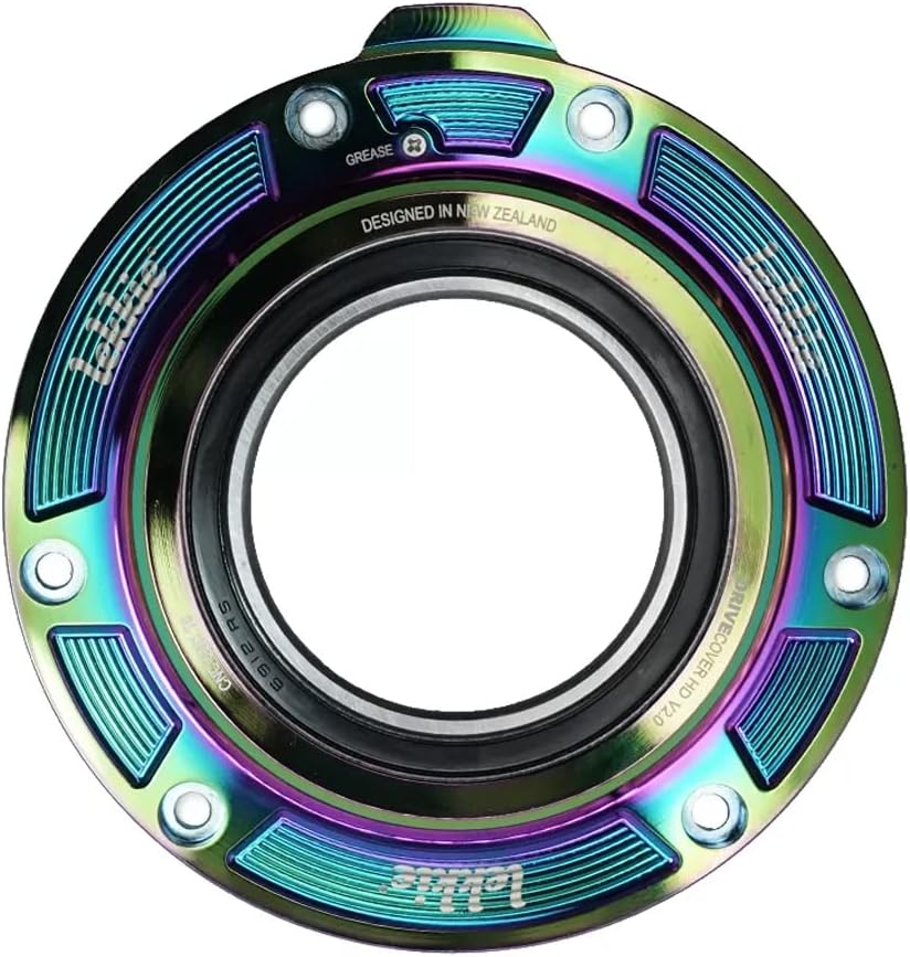 windmeile | Lekkie Drive Cover, Motor Hülle, für Bafang BBS03 BBSHD, Schwarz/Silber/Rot/Slick, Fahrr