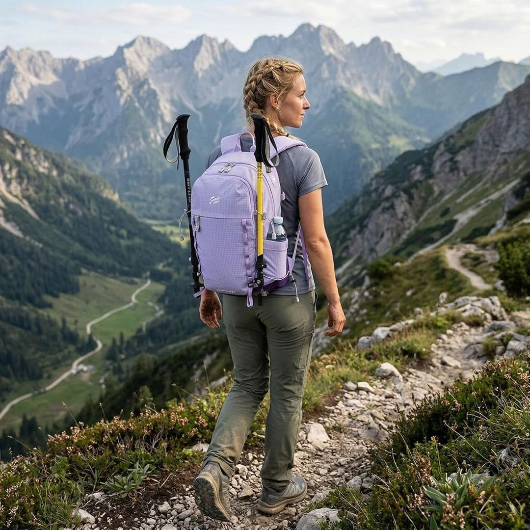 25L Wanderrucksack Damen Herren Reiserucksack Tagesrucksack Wasserdicht Leicht Backpack für Wandern