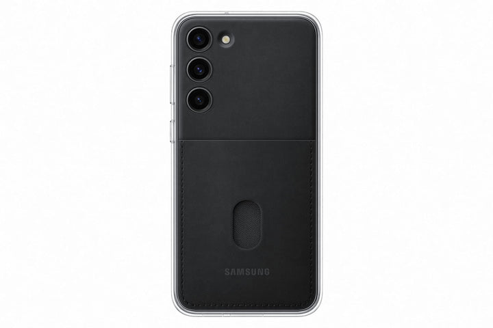 Samsung Frame Smartphone Case EF-MS916 für Galaxy S23+, Handy-Hülle, Durchsichtig, Kratzfest, Rahmen