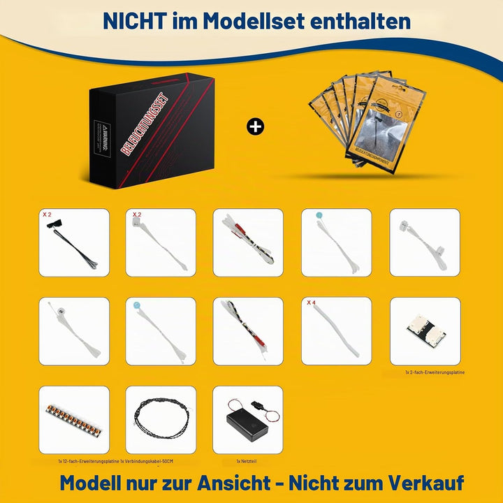 LocoLee Led Licht Set Kompatibel mit Lego Wildblumenstrauss-Set, Led Beleuchtungs Set Compatible wit