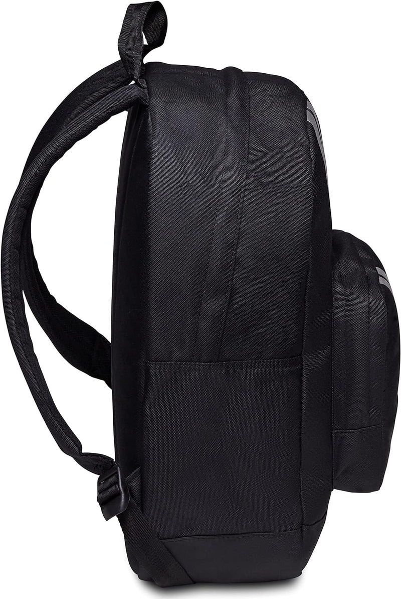 Seven Yub Unisex-Rucksack mit einem Fach — Erwachsene, Schwarz, Einheitsgrösse Silber, Silber