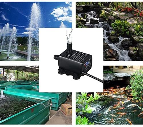 Riloer QR50L Brushless Motor Tauchbecken Wasserpumpe, 12V IP68 wasserdicht