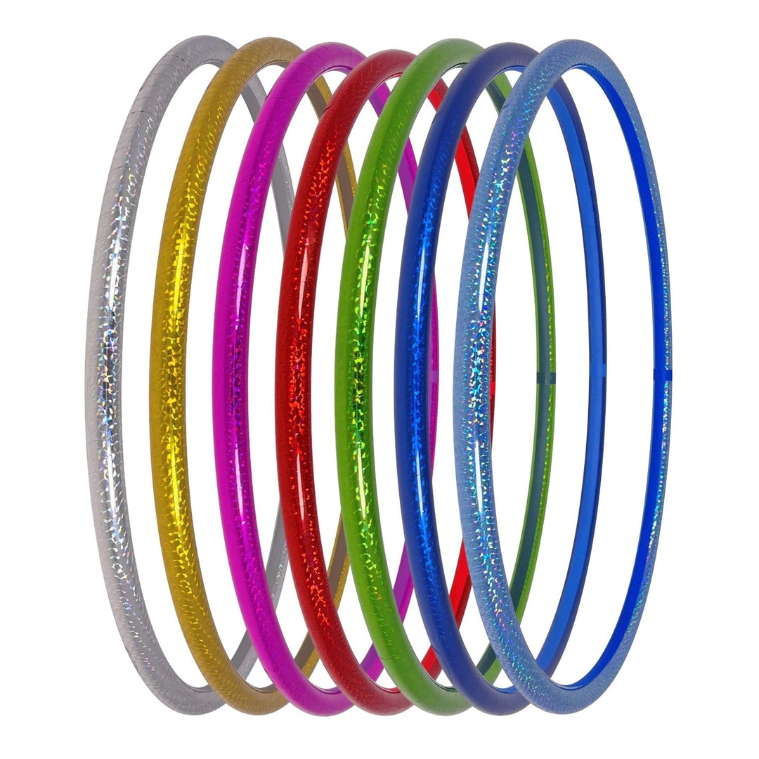 Hologramm Hula Hoop Reifen, Ø80/90/100cm Türkis Ø90cm, Türkis Ø90cm