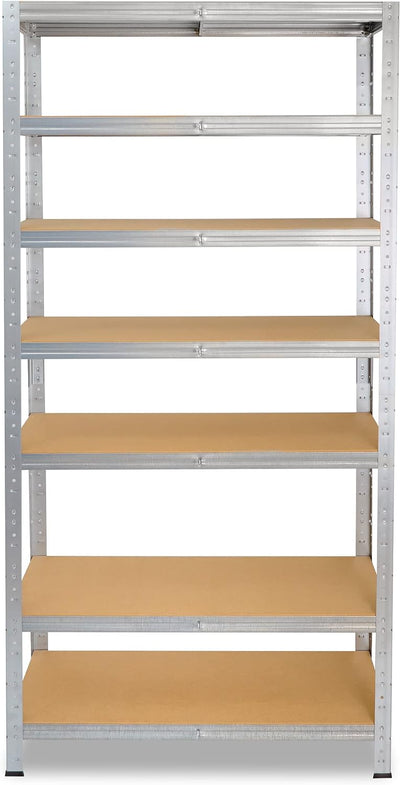 shelfplaza® 180x40x60cm Home Schwerlastregal verzinkt/Metallregal mit 7 Böden/Kellerregal Metall, Ga