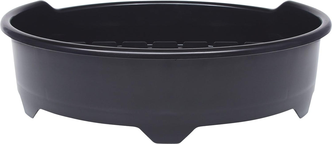 KS Tools 150.9209 Polyethylen-Fasstrichter mit Sieb, 30 l, Schwarz