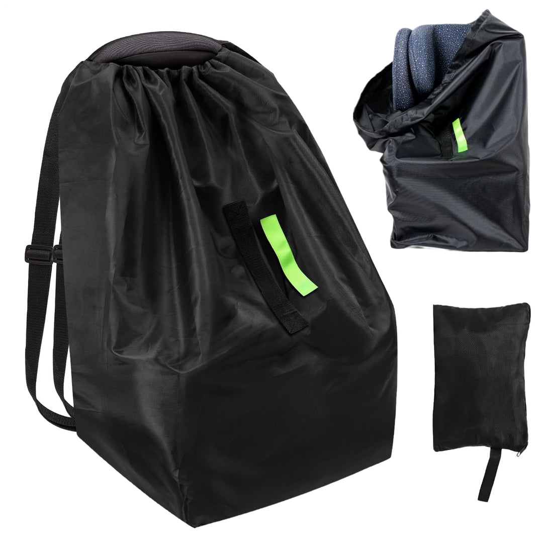 Car Seat Cover Travel Bag, Seat Carrier Backpack, Waterproof Heavy-Duty Fabric, Extra Spacious Stora