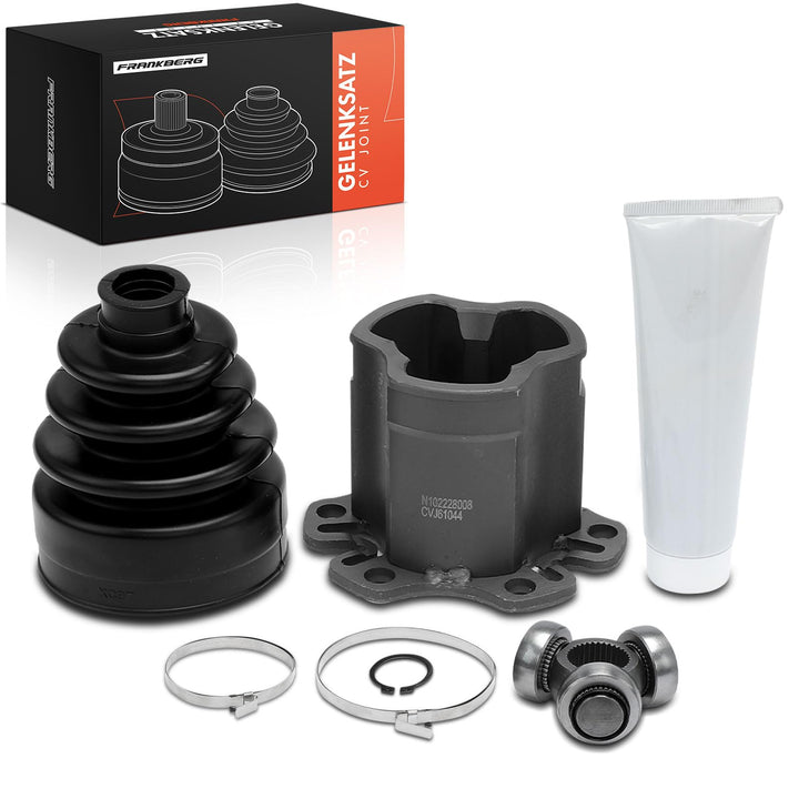 Frankberg 1x Gelenksatz Vorne Getriebeseitig Kompatibel mit A4 8E2 B6 1.8L 2000-2004 A4 8EC B7 1.8L-