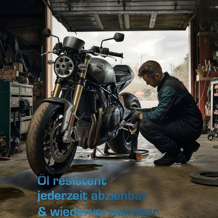 HomeProtect® | Schmutzfangmatte - SUPERDÜNN 2 mm, Selbstklebende Fussmatte, Schuhmatte, Fussabstreif