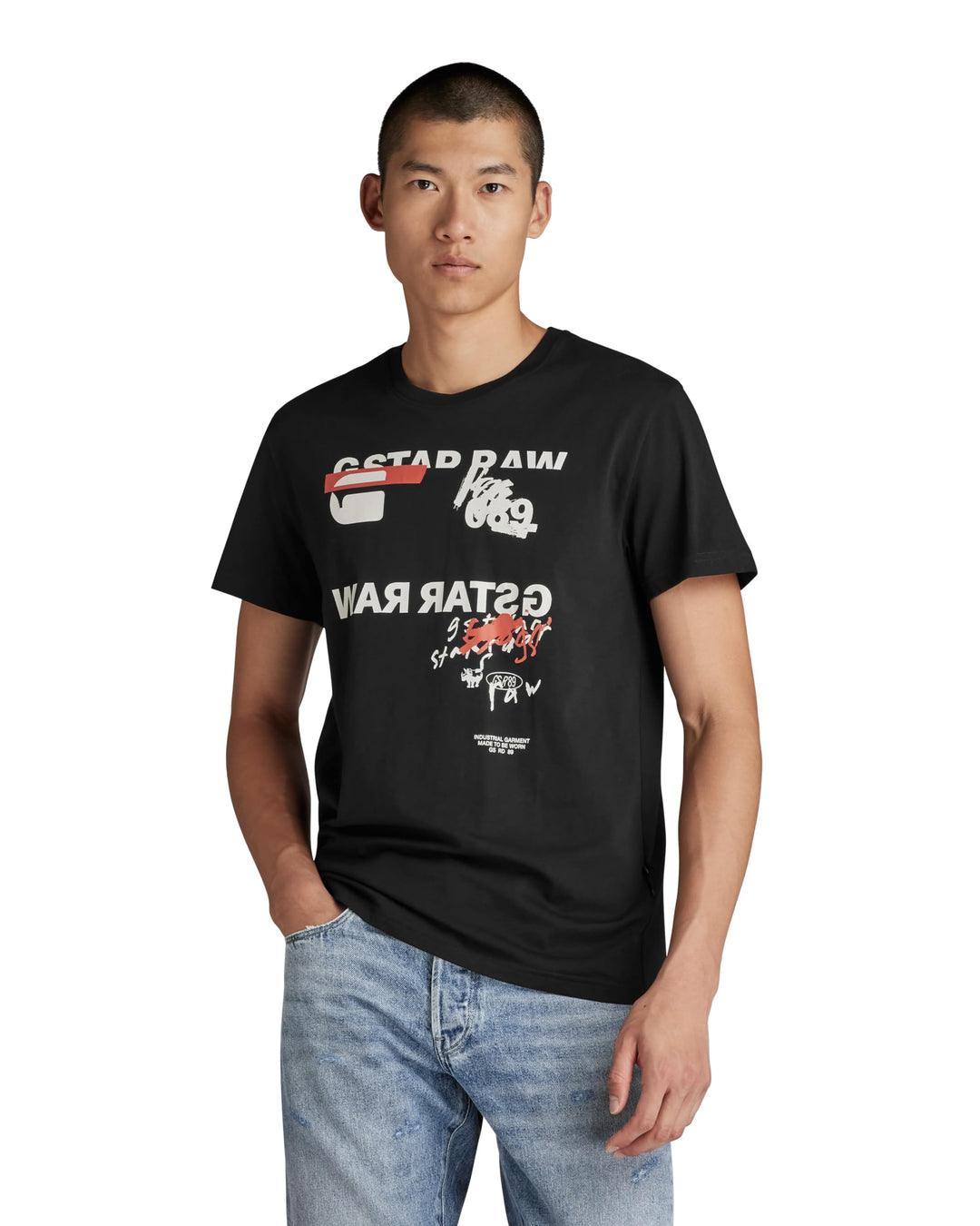 G-STAR Herren Mirror Graphic T-Shirt, S