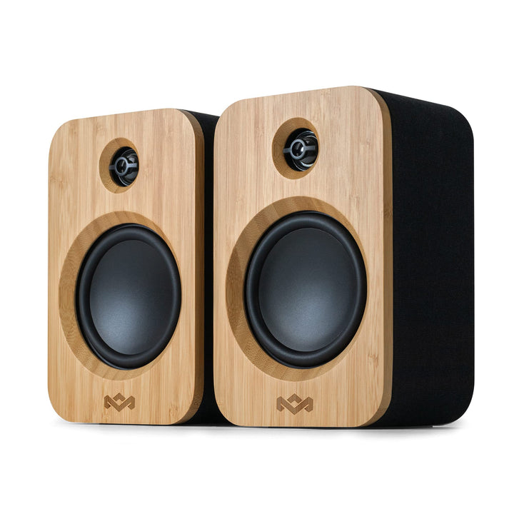 House of Marley Get Together Duo Bluetooth Lautsprecher Boxen Bambus - Nachhaltig hergestellte Regal